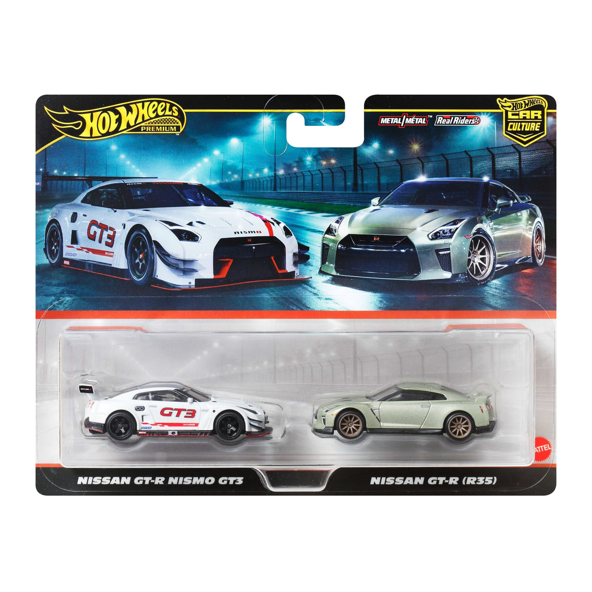 Hot Wheels Premium Car Culture Nissan GT-R 2-Pack