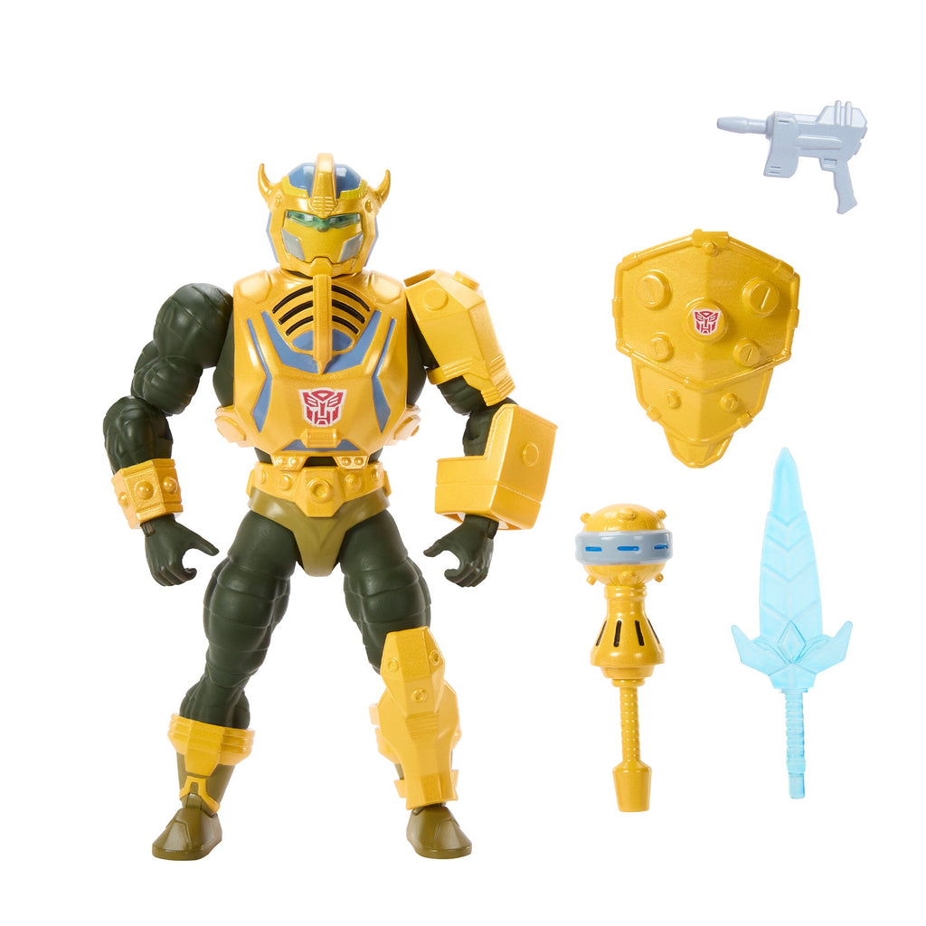 Masters of the Universe x Transformers Bumblebee Armor Man-At-Arms Action Figure