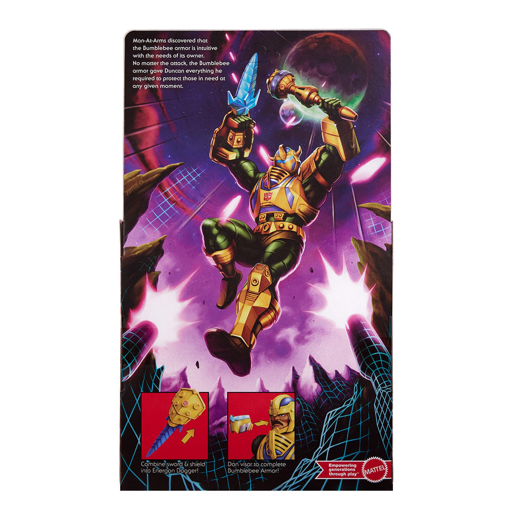 Masters of the Universe x Transformers Bumblebee Armor Man-At-Arms Action Figure