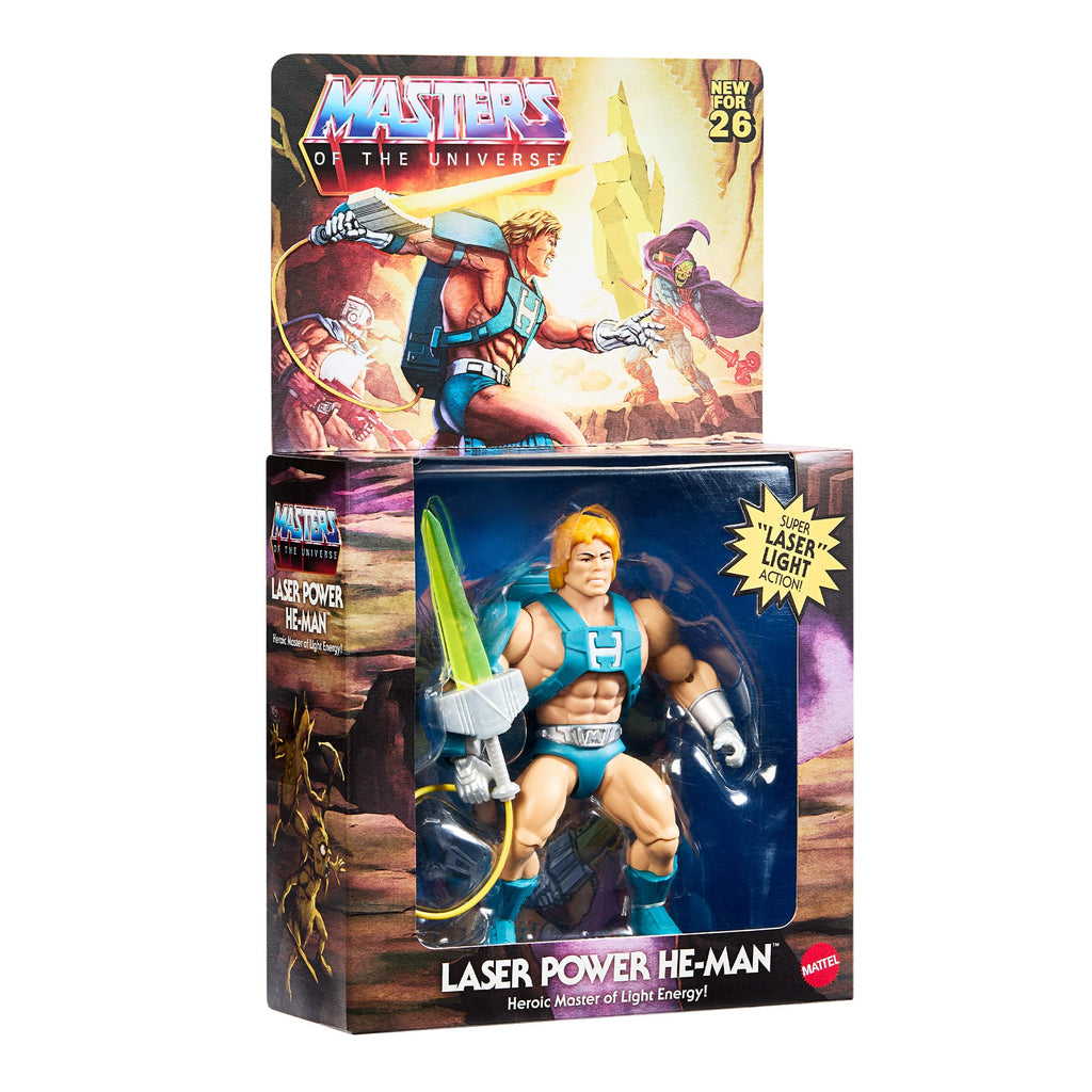Masters of the Universe Origins Deluxe Laser Power He-Man
