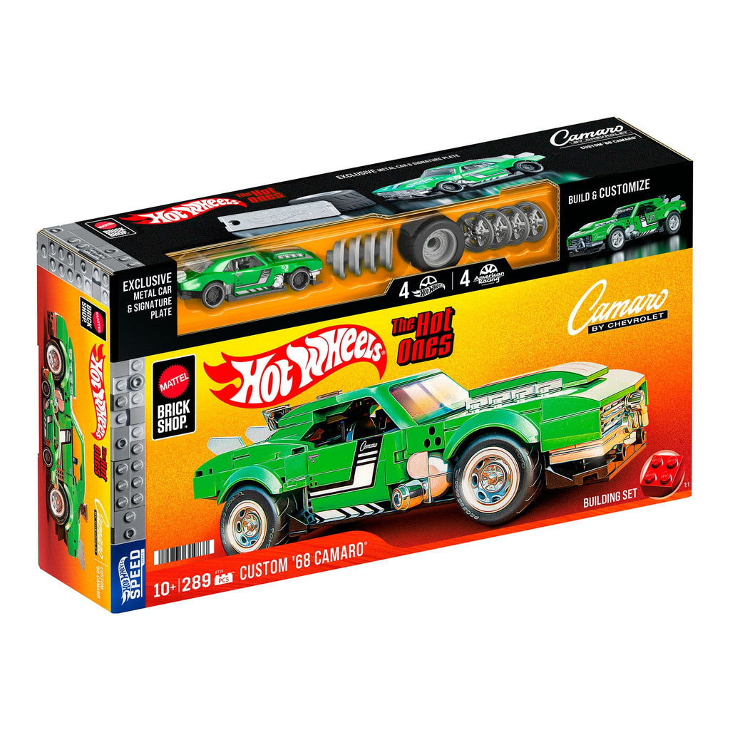 Mattel Brick Shop Hot Wheels Custom ’68 Camaro Building Set