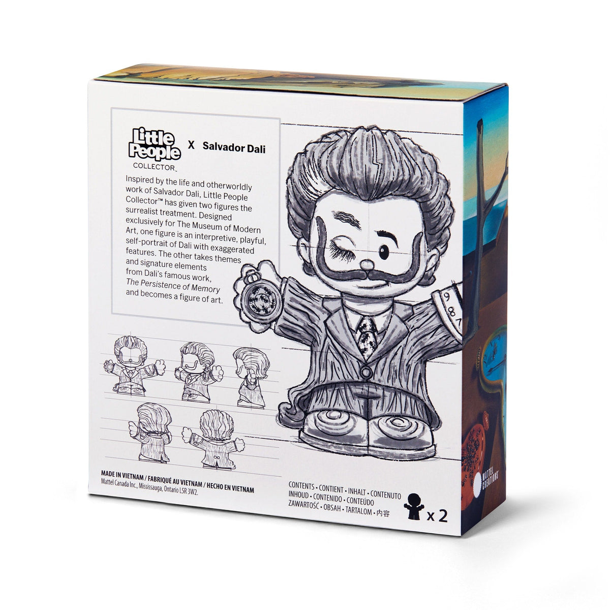 Little People Collector x MoMA Salvador Dalí Figure Set