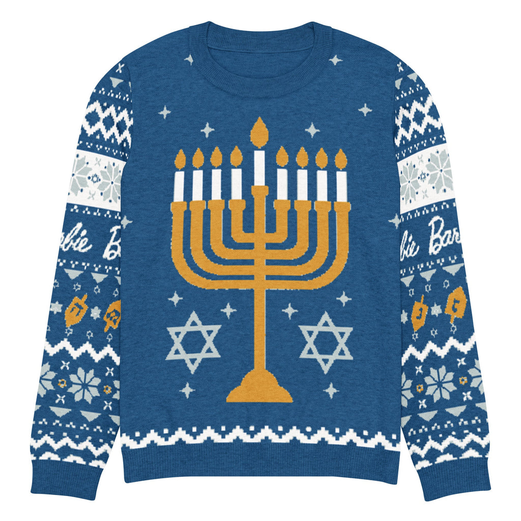 Barbie Hanukkah Blue Ugly Sweater