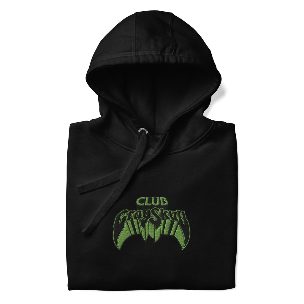 Masters of the Universe Club Grayskull Black Embroidered Hoodie