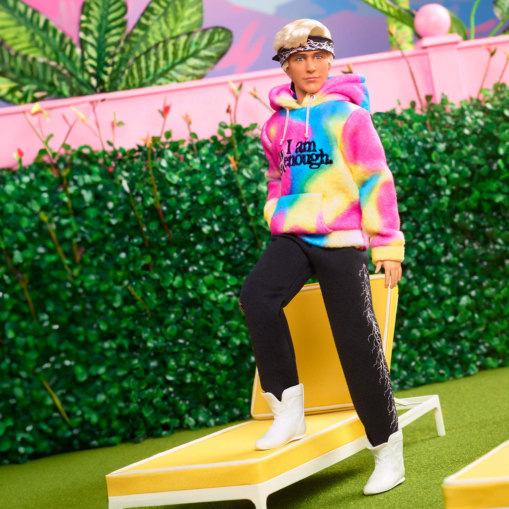 Ken Doll Wearing “I Am Kenough” Hoodie – Barbie The Movie