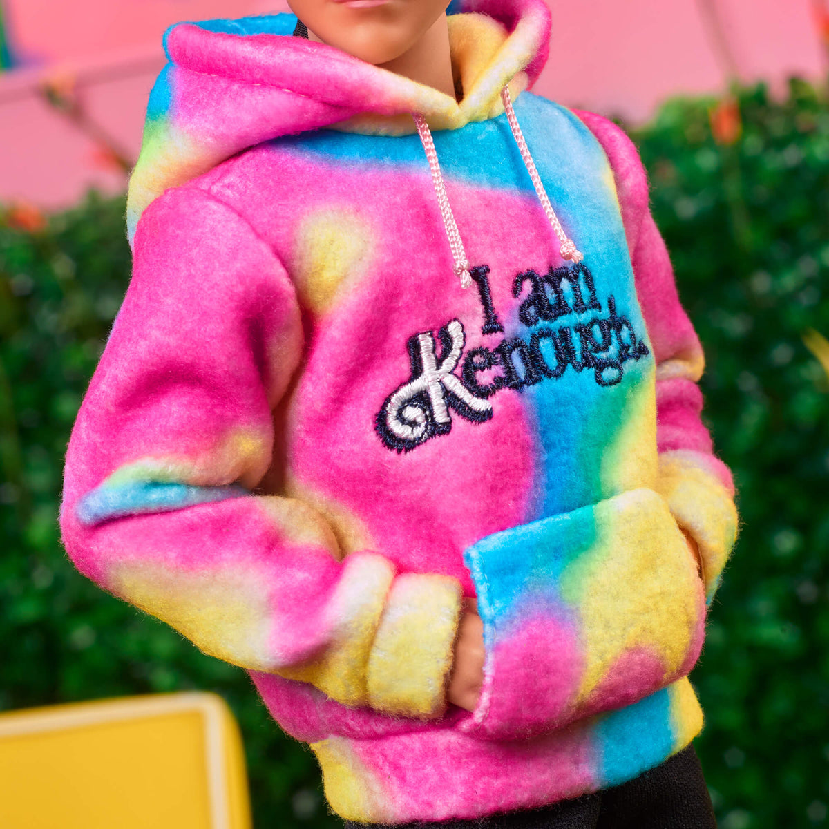 Ken Doll Wearing “I Am Kenough” Hoodie – Barbie The Movie