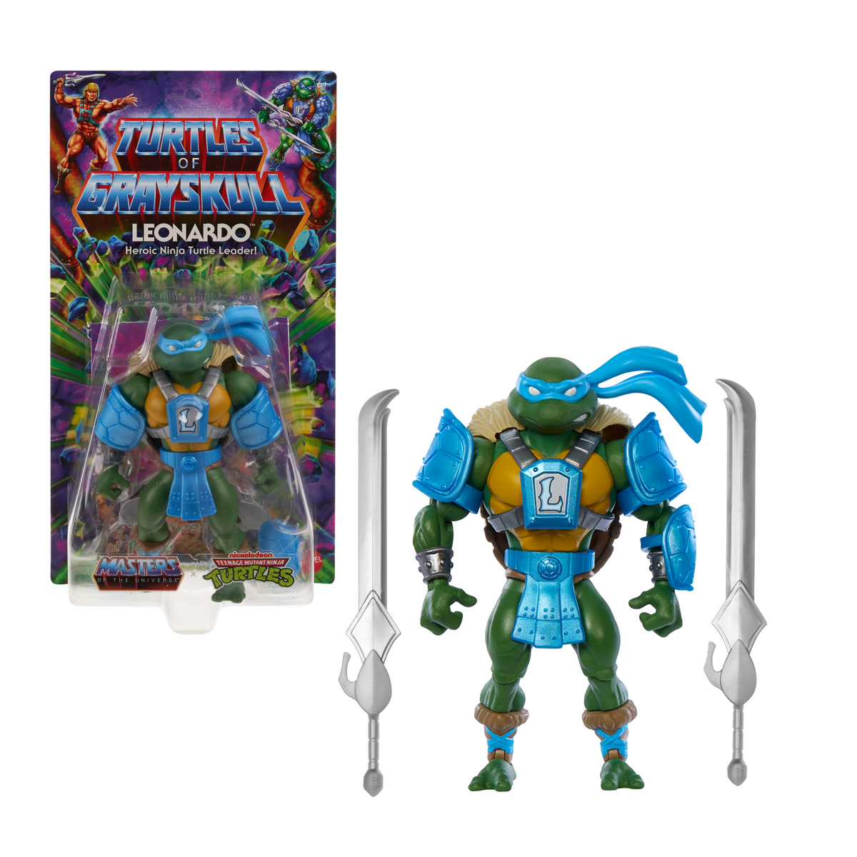 Masters of the Universe Origins Turtles of Grayskull Leonardo Action Figure