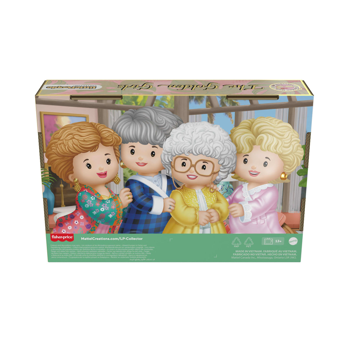 Little People Collector The Golden Girls Late Night Cheesecake, 40th Anniversary Set